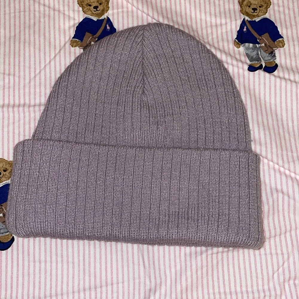 Lavender purple beanie